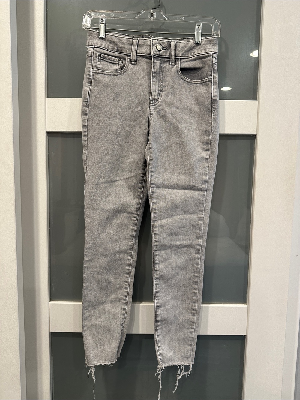 GAP Light Gray Skinny Jeans - Washed Universal Jeggings Mid Rise